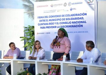 Firman convenio para erradicar la discriminación en Solidaridad