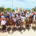 Realizan segunda cabalgata urbana en Playa del Carmen