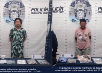 Golpe contra el narcomenudeo en Playa del Carmen: detiene a tres presuntos delincuentes y aseguran drogas