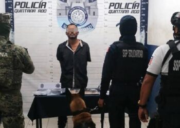 Detienen a sujeto que disparó contra centro nocturno de la Quinta Avenida de Playa del Carmen