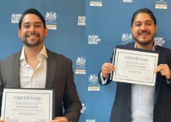 Dos jóvenes de Playa del Carmen ganan la prestigiosa beca Chevening que otorga el Reino Unido