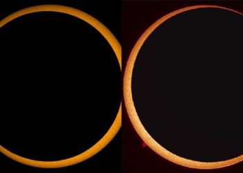 El próximo sábado 14 de octubre ocurrirá un eclipse solar anular que podrá ser visto en todo México, pero con la sombra de la totalidad sobre la Península de Yucatán.