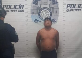 Aseguran a agresor en Solidaridad, tenía en posesión narcóticos y un machete