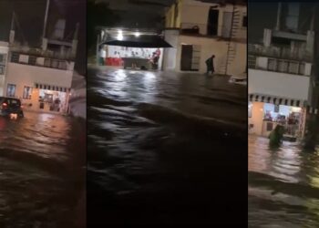 Lluvias torrenciales dejan inundaciones en Playa del Carmen