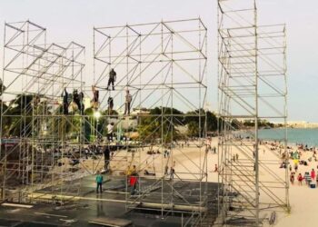 Mañana empieza; todo listo en playa Fundadores para el Riviera Maya Jazz Festival