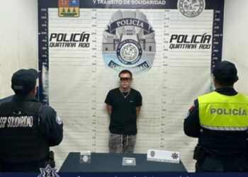 Policía Preventiva y Tránsito Municipal de Solidaridad aseguran a joven de 19 años con licencia de conducir apócrifa