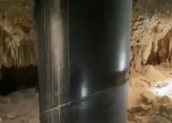 Denuncian ambientalistas que miles de estructuras metálicas del Tren Maya dañan cenotes y el Gran Acuífero Maya