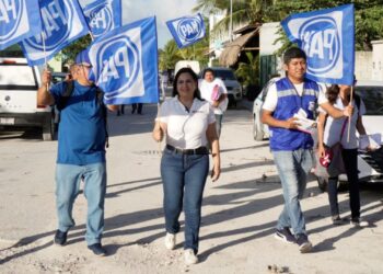 Arranca Mayuli Martínez su campaña al Senado arropada por los líderes de la oposición en Q. Roo