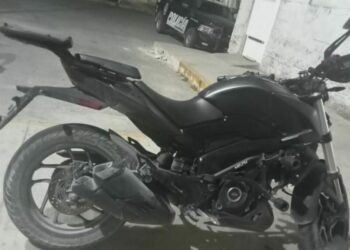 Policía de Solidaridad recupera motocicleta robada; incluyó captura del presunto ladrón