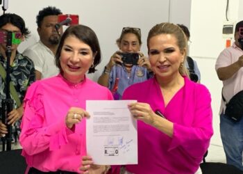 Se registra Lili Campos ante el Ieqroo como candidata a la Presidencia Municipal de Solidaridad
