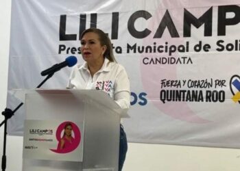 Invita Lili Campos a la gente de Playa del Carmen a su cierre de campaña en la plaza 28 de julio