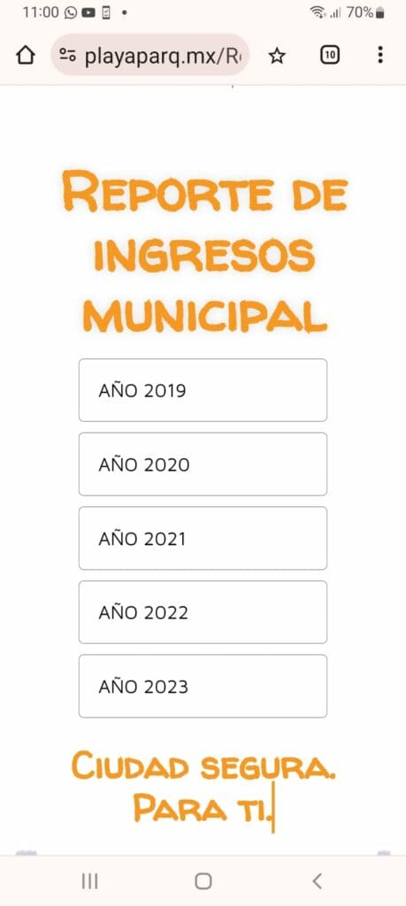 Acusa Chano Toledo a Playaparq por no informar ingresos