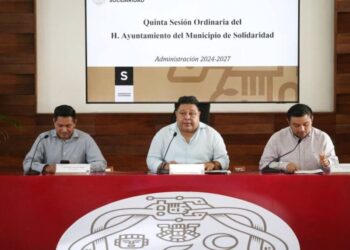 Cabildo aprueba firma de convenios entre el Ayuntamiento de Solidaridad y dependencias federales