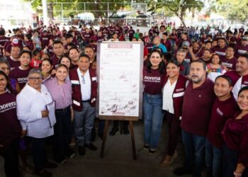 Playa del Carmen reafirma su gran apoyo y fuerza a Morena