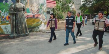 Supervisa Estefanía Mercado obras de infraestructura en Playa del Carmen