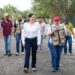 Con la pavimentación de la avenida Mayapan, Estefanía Mercado cumple a los habitantes de Tumben Chilam en Playa del Carmen