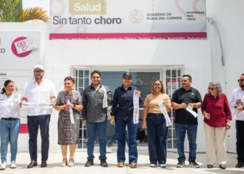 Inaugura Estefanía Mercado la Segunda Unidad Médica “Salud Sin Tanto Choro” en Playa del Carmen; está ubicada en la colonia Zacil-Ha