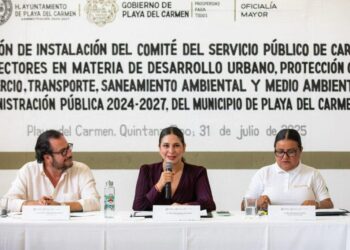 Instala Estefanía Mercado el Comité del Servicio Público de Carrera para Inspectores en Playa del Carmen
