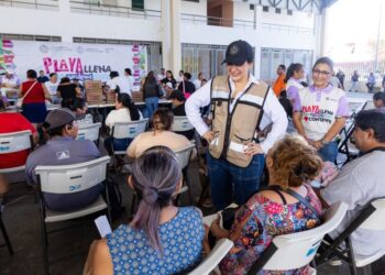 Estefanía Mercado refuerza la seguridad alimentaria con el programa “Playa llena, corazón contento”