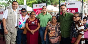 Los gobiernos de Mara Lezama y Estefanía Mercado acercan bienestar a miles de familias en Villas del Sol