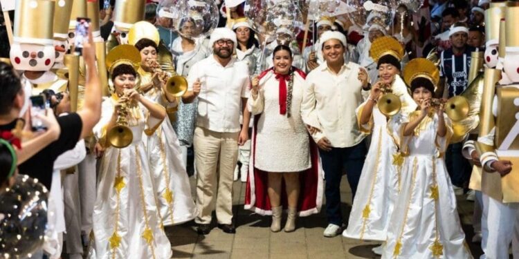 Con Navidad Mágica, el gobierno de Estefanía Mercado llenó de vida y alegría a Playa del Carmen