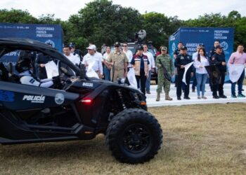 Estefanía Mercado pone en marcha el Operativo Guadalupe–Reyes 2025 en Playa del Carmen con fuerte despliegue de seguridad