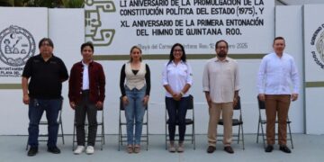 Gobierno de Playa del Carmen conmemora 51 aniversario de la Constitución de Quintana Roo