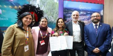 Mara Lezama respalda al gobierno de Playa del Carmen en FITUR, en firma de histórico acuerdo entre el gobierno de Estefanía Mercado y la Riviera Cristallina, Italia