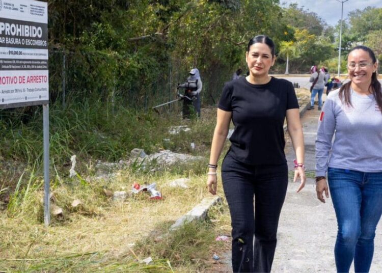 Estefanía Mercado despliega operativo de servicios públicos para atender a Villamar 2