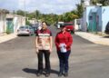 Estefanía Mercado pavimenta ocho mil metros cuadrados de vialidad en Villamar 2 de Playa del Carmen