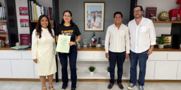 Estefanía Mercado anuncia donación de terreno para nuevo CBTIS en Playa del Carmen