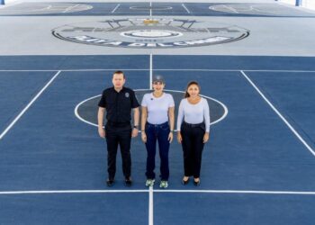 Estefanía Mercado dignifica a la policía de Playa del Carmen: “Hoy ya tienen el domo más grande que hemos construido en la ciudad”