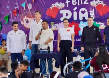 Estefanía Mercado encabeza emotiva celebración del Día del Niño en la Secretaría de Seguridad Ciudadana