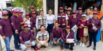 Estefanía Mercado acerca apoyos y capacitación a negocios de Playa del Carmen