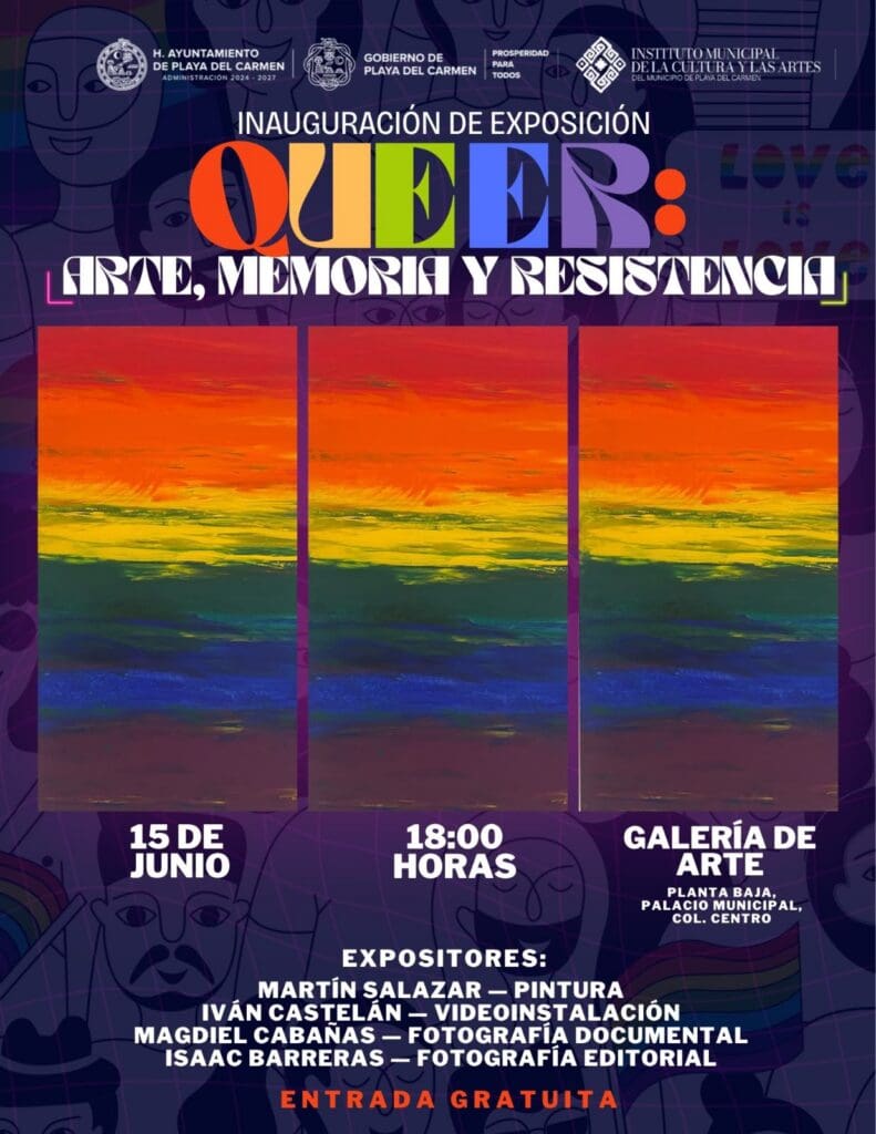 Galería de Arte expone "Queer: Arte, Memoria y Resistencia" en el mes cultural LGTBTTTIQA+